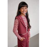 Link Kidswear Meisjes Romper GOTS - Cherry - Maat 62/68