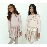 Le Chic - SALLOON C508-5805 - Jurk - Knitted Bovenkant - Ballonrokje