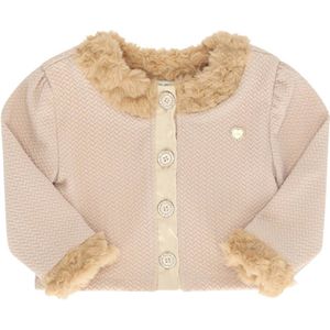 Le Chic - ORLEANY - Vest - Met Imitatiebontkraag