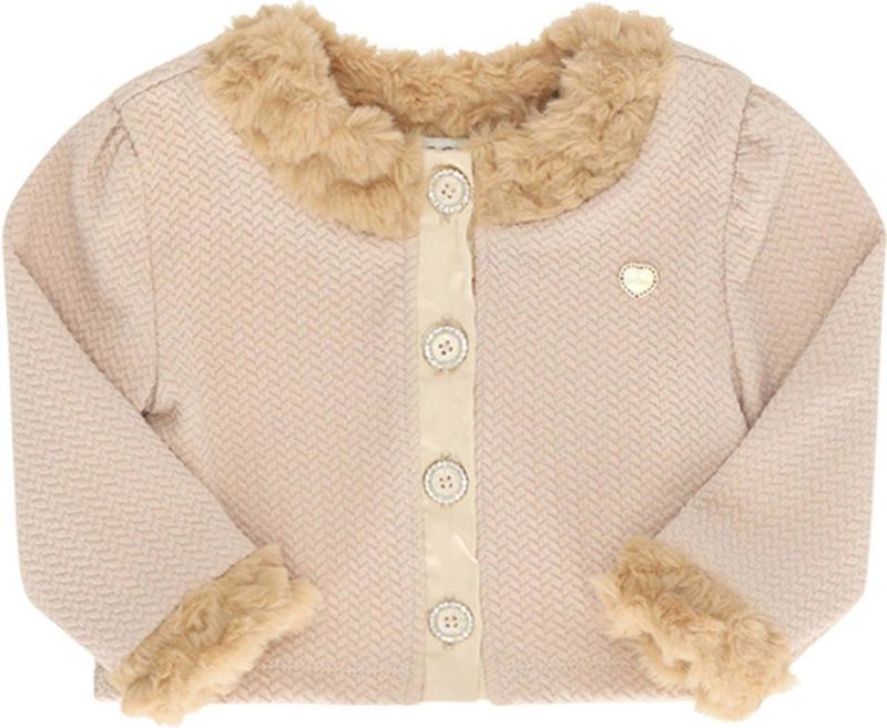 Le Chic - ORLEANY - Vest - Met Imitatiebontkraag