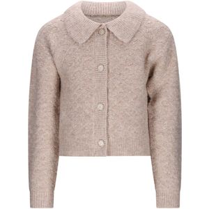 Le Chic - OMSKY - Cardigan - Lichtbruin - Gebreid