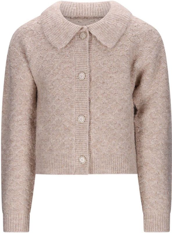 Le Chic - OMSKY - Cardigan - Lichtbruin - Gebreid