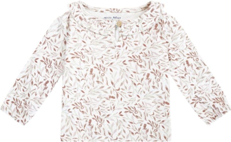 Petite Maison - Longsleeve - Wit - 100% Katoen