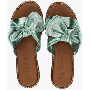 Tango Dames Slipper Audry | Groen | Maat: 37