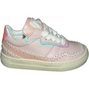 Jochie Freaks - KATE - Lage Sneakerschoen - Roze - Leder