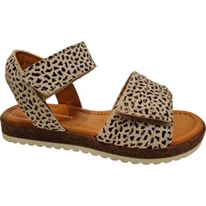 Jochie & Freaks Daisy leopard 24724 866 Meisjes Sandalen - Print - 32