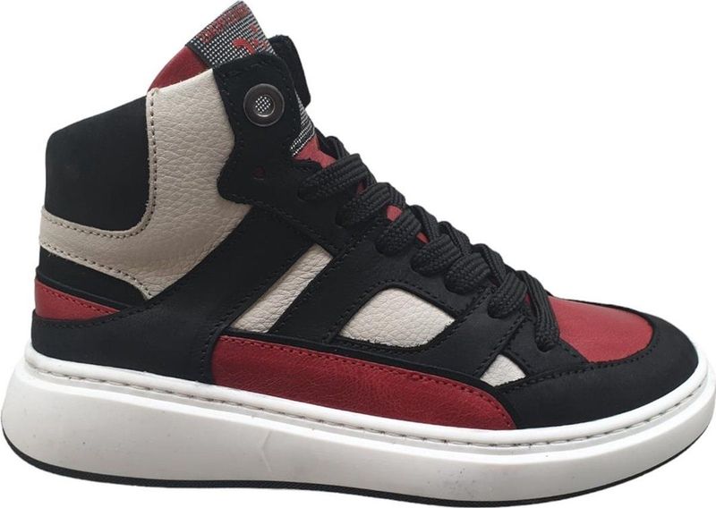 Jochie - Ciske - Sneakers - Rood - Nubuck Leer