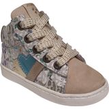 Jochie & Freaks - Demi - Veterschoenen - Halfhoog - Zwart - Leer