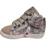 Jochie & Freaks - Demi - Veterschoenen - Halfhoog - Zwart - Leer