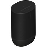 Sonos Move 2 | Draadloze draagbare speaker met wifi, bluetooth, Amazon Alexa, 24 uur batterijduur, draadloze oplader - Wit