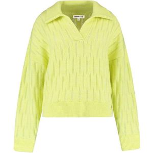 Harper & Yve Mollie-ju Truien & vesten Dames - Sweater - Hoodie - Vest- Groen