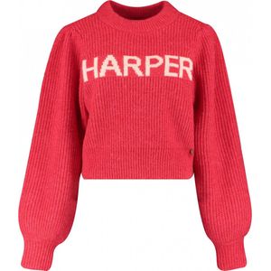 Harper & Yve Lysanne-ju Truien & vesten Dames - Sweater - Hoodie - Vest- Rood