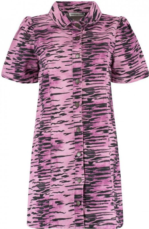 Harper & Yve Jurk Sarah-dr - Paars - Dames - Luchtig en Speels