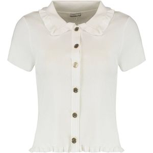 Harper & Yve Semmy-ss Tops & T-shirts Dames - Shirt - Ecru - Maat L