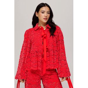 Harper & Yve - Blouse MARAL-LS - Dames - Rood