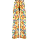 HARPER & YVE - Wide Leg High Waist Broek - Geel