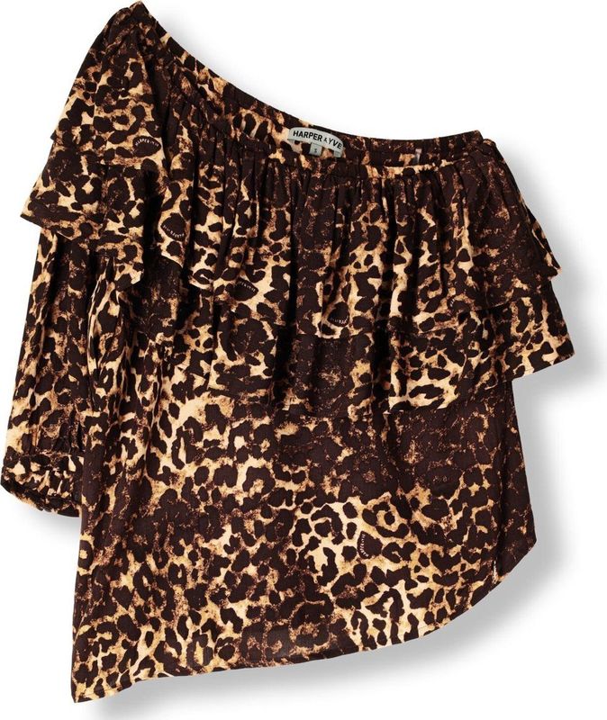 Harper & Yve - Top HS25J400 - Dames Blousetop - Luipaardprint