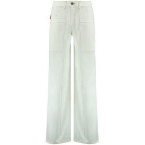 Harper & Yve MADELYNN-PA Broek - Ecru - Effen