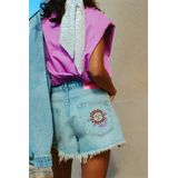 Harper & Yve - Korte Broeken - Blauw - Denim