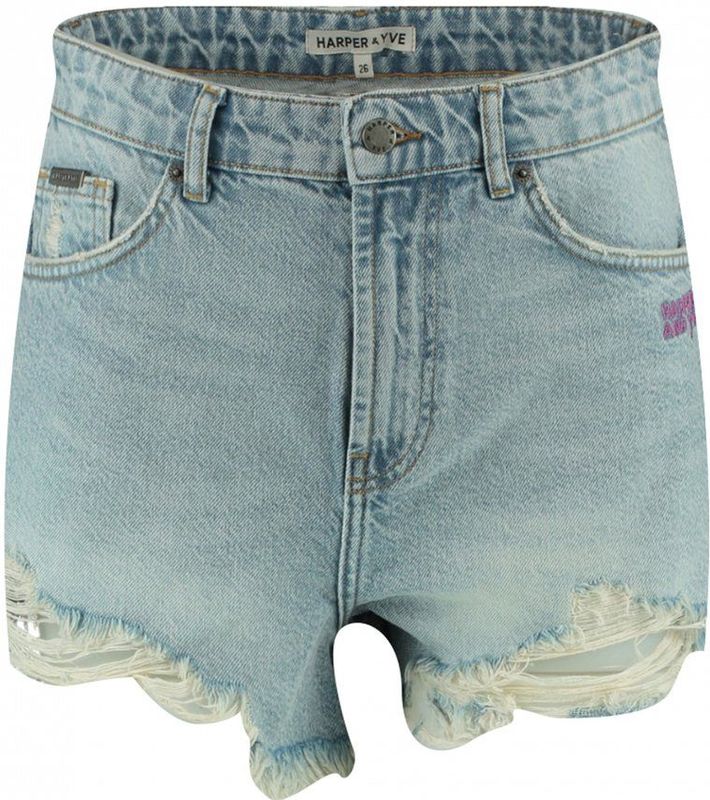Harper & Yve - Yve-Sh - Korte Broeken - Blauw - Denim