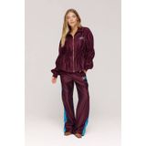 HARPER & YVE - HANA-PA - Hoge Taille Broek - Donkerrood - Loose Fit