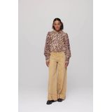 Harper & Yve - Blouse AW25P609 - Dames Blouse - Luipaardprint