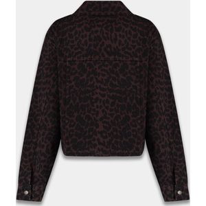 HARPER & YVE - Wally - Blousetop - Donkerbruin - Panterprint