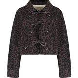 HARPER & YVE - Wally - Blousetop - Donkerbruin - Panterprint