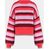 Harper & Yve - Vest Noor - Roze en Rode Strepen - Dames