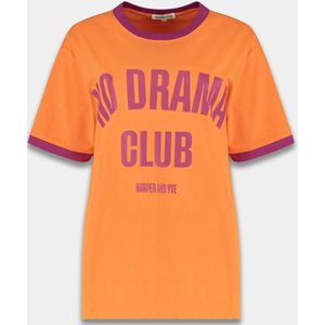 Harper & Yve - T-shirt - Oranje - AW25Y303 - Dames