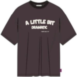 Harper & Yve - T-shirt - Chocoladebruin - AW25Y309