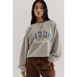 HARPER & YVE - Sweater - Lichtgrijs - 100% Katoen - Regular Pasvorm