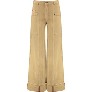 Harper & Yve - MADELYNN - Wide-leg Broek - Beige