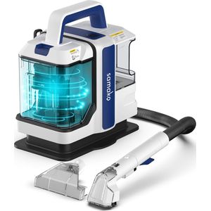 Samako - Professionele Tapijtreiniger - Draagbare Vlekkenreiniger - Wit - Met Extra Borstel