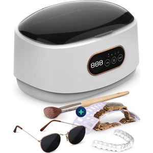 Samako Ultrasoon Reiniger SonicWave - Reinigingsapparaat - Ultrasoonbad - Brillen - Sieraden - Horloge - Make-up kwast - 620ml