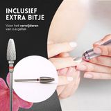 Beeperfect - Draadloze Elektrische Nagelvijl Pro Edition - Roze - Manicure en Pedicure Set - Oplaadbaar - 30.000 RPM