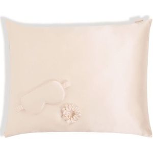 Dore & Rose Premium Silk Sleep Bundle 60x70 Champagne Haarverzorgingsset, 3 st