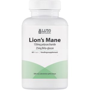 LUTO - Lion's Mane - Voedingssupplement - Vegan - 1000 mg per Capsule