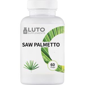 Saw Palmetto Extract 4:1 - Prostaat en haargroei* - Prostaat capsules - 320mg - 60 Vegetarische capsules - Zaagpalm - 4x meer werkzame stoffen - Dwergpalmboom - Beta Sitosterolen en Stigmasterol - Luto Supplements