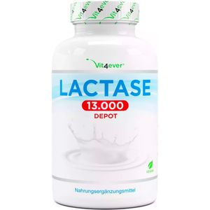 Vit4ever - Lactase 13.000 FCC - 120 Tabletten - Veganistisch - Hooggedoseerd