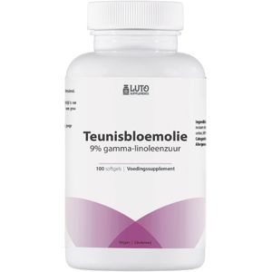 LUTO - Teunisbloemolie Softgels - 1000 mg - 9% GLA - Vrij van Toevoegingen