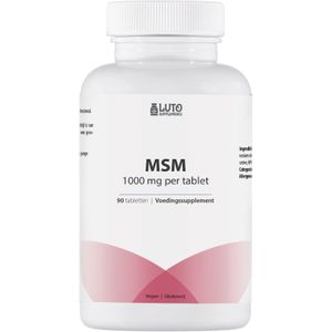MSM - 1000 mg - Veganistisch - Hooggedoseerd - Vrij van Toevoegingen