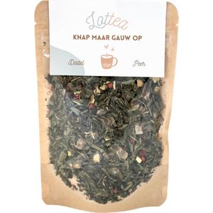 Lottea Knap Maar Gauw Op thee 55 gram Stazak - verse thee, groene thee, thee cadeau, thee geschenk, thee cadeautje, beterschap cadeau