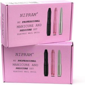 Nipram Elektrische Nagelvijl Roze - 11 Bitjes en 58 Schuurrolletjes - USB