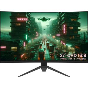 GAME HERO® 27 Inch QHD VA 165Hz Curved Gaming Monitor