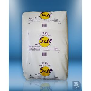 Dode Zee zout 25 kg grove korrel - Badzout - rechtstreeks uit Israël