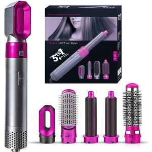 Krultang 5 in 1 Multi Styler Föhn - Föhnborstel - Airstyler - Hairwrap - Nieuwe Versie 2.2 edition