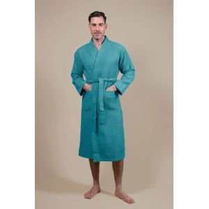 Cozylion - Wafel Badjas - Unisex - Lichtgewicht - Katoen