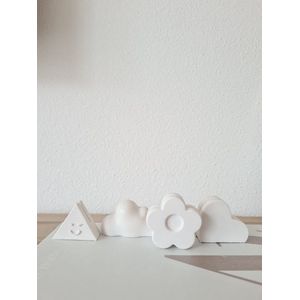 Kaart houder- foto houder set van 4 - handgemaakt van jesmonite