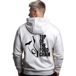 RIDE CODE - S1000RR Gen 1 Top of the Food Chain Hoodie Wit M